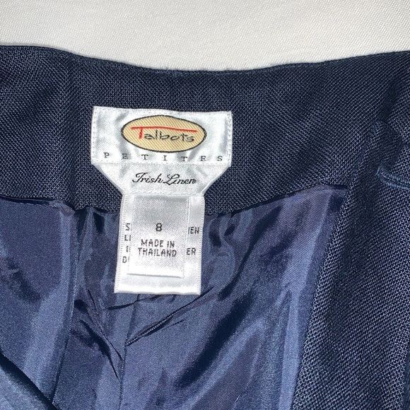 BNWT Lined Irish Linen Dress Pants by Talbots - Picture 5 of 10